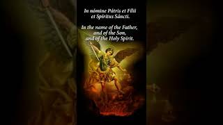 Prayer of Saint Michael Archangel Latin [upl. by Bohaty239]