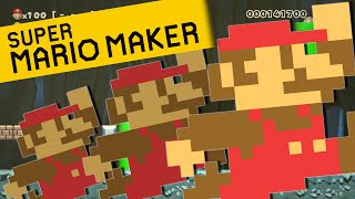 Super Mario Maker  100 MARIO CHALLENGE [upl. by Ahsel]