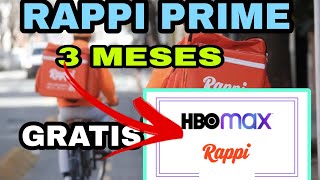 CUPON RAPPI PRIME PLUS 3 MESES GRATIS  HBO MAX GRATIS cuponesgratis rappi [upl. by Hahsi]