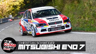 650hp Mitsubishi EVO 7  Christian Schweiger  Hill Climb Col St Pierre 2022 [upl. by Bink217]