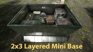 Ark Builds  2x3 Layered Mini Base [upl. by Lisabet327]