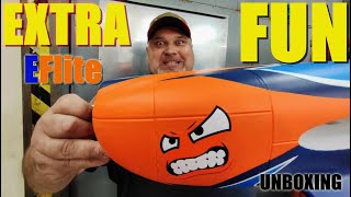 EFlite Extra 330 SC 3D 13m BNF RC aerobatic plane 4S power UNBOXING [upl. by Yelena]