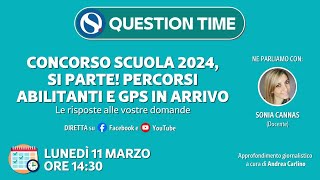 Concorso scuola 2024 si parte Percorsi abilitanti e GPS in arrivo Le ultime notizie [upl. by Idnat642]