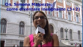 On Simona Malpezzi come diventare insegnante 32 [upl. by Esirehc712]