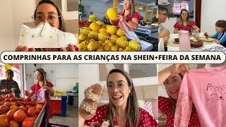 COMPRAS NA SHEIN 99  FIZ A FEIRA DA SEMANA EM UM SACOLÃƒO DA CIDADE ROTINA DA TARDE E MAIS [upl. by Anwahs99]