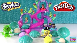 PlayDoh Shopkins Under The Sea Splashlings Surprise Toys Opening  PSToyReviews [upl. by Primaveria785]