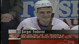 Sergei Fedorov Detroit Red Wings [upl. by Ellitnahc]