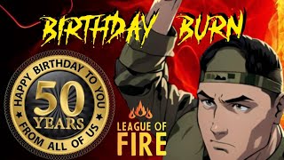 League Of Fire 50th Birthday Burn  Johnny Scoville Johnny Mints [upl. by Jit]