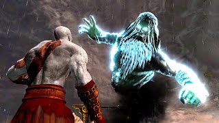 Kratos Vs Zeus Fight Scene 4K  God Of War 3 [upl. by Oicor]