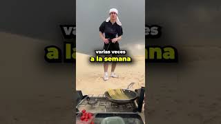 Preparan receta de comida en el desierto y una tormenta de arena se lo traga 🍝🤔 Shorts [upl. by Veronika]