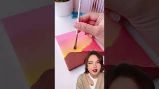 Easy Painting Techniques art drawing shorts [upl. by Enilada]