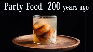 Party Food 200 years ago  18 different dishes  Historical Cooking Ann Reardon [upl. by Yliram]