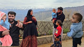 Planting garden flowers in the unique nature by Saifullahnomadic documentary [upl. by Allison]