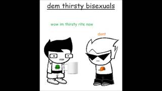 DEM THIRSTY BISEXUALS 2 girls 1 cup theme earrape [upl. by Kwei]