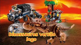 Dinossauros do jurassic world Acampamento jurassico Versão lego [upl. by Monto431]