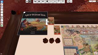 Great Western Trail GWT  2nd edition base game solo vs 3 bots [upl. by Isola188]