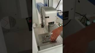 Auto focus fiber laser marking machine for metalRay Fine [upl. by Xerxes]