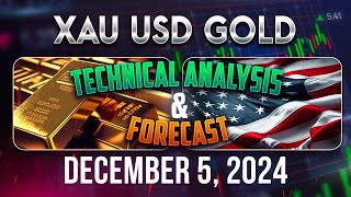 Latest XAUUSD GOLD Forecast and Technical Analysis for December 5 2024 [upl. by Ylac]