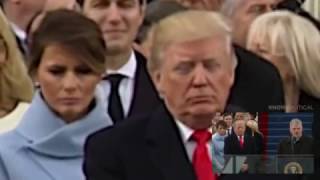 Melania Trump Scowling at Trump at Inauguration [upl. by Manoop612]