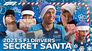 F1 Grid Does Secret Santa 2023 [upl. by Annerb604]