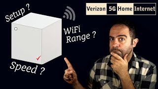 Verizon 5G Home Internet Setup Speed Test WiFi Range [upl. by Lleynad]