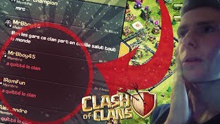 JAI PÉTÉ UN CÂBLE SUR MES ABONNÉS DE CLASH OF CLANS coup de gueule [upl. by Llenaej276]