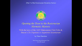 Opening the Door to the Rosicrucian Hermetic Mystery [upl. by Nemracledairam]