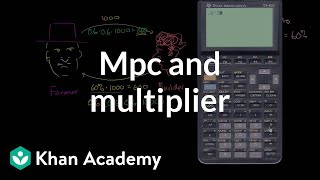 MPC and multiplier  Macroeconomics  Khan Academy [upl. by Tedd99]