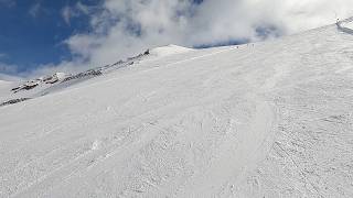 Skiing BLUE ski slope called 6a OBERGURGL Austria GoPro HD POV  April 2024 [upl. by Ased]