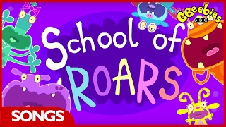 CBeebies Songs  School of Roars  Theme Tune [upl. by Ennirroc377]