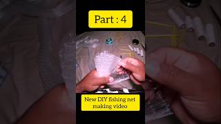 Diy homemade fishing net making part 4 shortsfeed shorts fishing net make diy KLVLOGKL10 [upl. by Everett624]