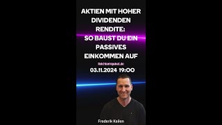 Aktien mit hoher Dividendenrendite [upl. by Dewie649]