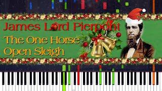 James Lord Pierpont  One Horse Open Sleigh Original 1857 Version Robert DeCormier Singers [upl. by Lareena492]