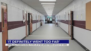 TN high school students having to pay up after senior prank gets out of hand [upl. by Yarak]