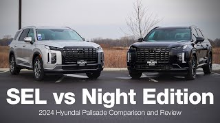 2024 Hyundai Palisade SEL vs Calligraphy Night Edition  Comparison and Review [upl. by Dnalsor642]