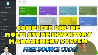 Complete Multi Store Inventory Management System in PHP MySQL  Free Source Code Download [upl. by Aihsoj]