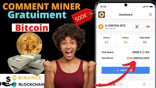 COMMENT MINER GRATUITEMENT LE BITCOIN AVEC CRYPTOTAB500€ PAR JOUR [upl. by Assyle]