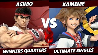 Kagaribi 9  Kameme Sora Vs Asimo Ryu SSBU Ultimate Tournament [upl. by Odnomor394]