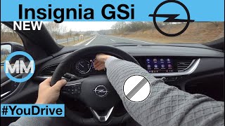 Opel Insignia GSi 20 Turbo 169 kW POV Test Drive  Acceleration 0230 kmh [upl. by Lenette]