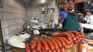 London Street Food Market at Camden Town Market [upl. by Eibob]