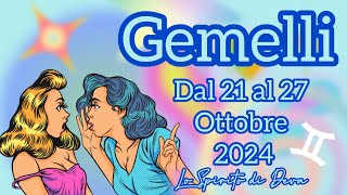 Gemelli ♊️ dal 21 al 27 Ottobre ‘24 previsionisettimanali tarocchiinterattivi oroscopogemelli [upl. by Adnarb]