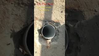 Swr Pipe fittings For Rain ☔ Water Outlet System Very Easy Method Pvc Pipe 110mm75mm Jaali [upl. by Hubbard]