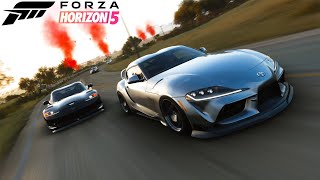 Forza Horizon 5  2020 TOYOTA GR SUPRA UNBEATABLE AI Race gameplay [upl. by Enner]