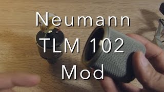 Neumann TLM 102 mod optimieren des Korbs [upl. by Balch]