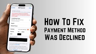 Your payment method was declined Update it or provide a new payment method and try again [upl. by Masao338]