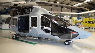 First H160 SAR Helicopter Delivered To Babcock For The French Navy [upl. by Aneladdam]