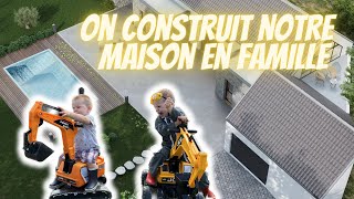 On construit notre maison nous même et en famille  EP1 Démarrage du projet [upl. by Deina198]