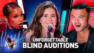 ONE HOUR of UNFORGETTABLE Blind Auditions on The Voice [upl. by Forland]