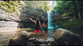 GEORGIA HIDDEN TROPICAL PARADISE 4k  Cloudland Canyon [upl. by Taran]