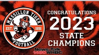 Massillon Tiger football Champions parade 2023 [upl. by Teage548]